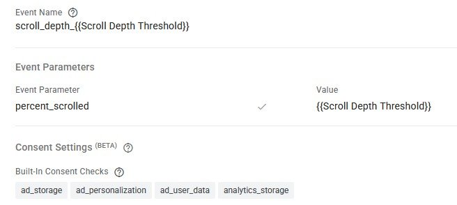 gtm scroll depth tracking example